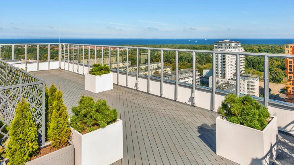 Апартаменты Cztery Oceany 808 Гданьск Экстерьер фото